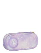 Oval Pencil Case, Unicorn Princess Purple Accessories Bags Pencil Cases Purple Beckmann Of Norway