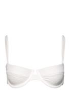 Underwired Bikini Top Swimwear Bikinis Bikini Tops Wired Bikinitops White Mango