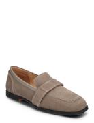 Stb-Erika Saddle Loafer Loafers Flade Sko Beige Shoe The Bear