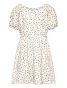 Floral Dress With Cut-Out Dresses & Skirts Dresses Casual Dresses Short-sleeved Casual Dresses Multi/patterned Mango