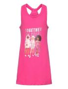 Robe Dresses & Skirts Dresses Casual Dresses Sleeveless Casual Dresses Pink Barbie