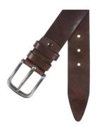 Black Full Grain Leather Belt Accessories Belts Classic Belts Brown Portia 1924