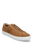 Theodor Suede Sneaker Low-top Sneakers Brown Les Deux