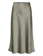 Yaspastella Hw Midi Skirt - Ca Knælang Nederdel Grey YAS