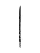 Nyx Professional Makeup Micro Brow 07.5 Grey Brow Pen 0,1G Øjenbrynsblyant Makeup Grey NYX Professional Makeup