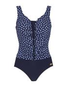 Swimsuit Jennifer Badedragt Badetøj Navy Damella Of Sweden