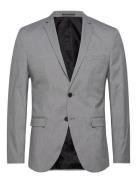 Slhslim-Mylologan Light Grey Blz B Noos Blazer Jakke Grey Selected Homme