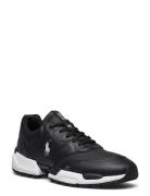 Jogger Leather-Paneled Sneaker Low-top Sneakers Black Polo Ralph Lauren