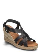 Espadrilles Espadrillos Med Hæl Sandal Black Billi Bi