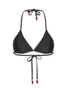 Solid Bel Bikini Top Swimwear Bikinis Bikini Tops Triangle Bikinitops Black Becksöndergaard