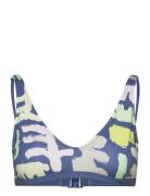 Carnival Print Top Bikini Swimwear Bikinis Bikini Tops Triangle Bikinitops Blue Bobo Choses