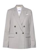 Havens - Classic Wool Blend Blazers Double Breasted Blazers Grey Day Birger Et Mikkelsen