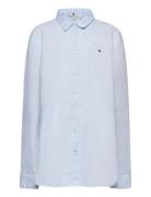 Heritage Regular Fit Shirt Tops Shirts Long-sleeved Blue Tommy Hilfiger