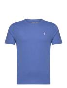 Custom Slim Fit Jersey Crewneck T-Shirt Designers T-Kortærmet Skjorte Blue Polo Ralph Lauren