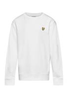Classic Crew Neck Lb Tops Sweatshirts & Hoodies Sweatshirts White Lyle & Scott Junior