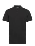 Raul Gonzales Polo Shirt Tops Polos Short-sleeved Black Bruuns Bazaar