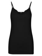 Vminge Lace Singlet Jrs Noos Tops T-shirts & Tops Sleeveless Black Vero Moda