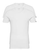 Puma Basic 2P V-Neck Sport T-Kortærmet Skjorte White PUMA