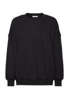 Cc Heart Over Sweatshirt Tops Sweatshirts & Hoodies Sweatshirts Black Coster Copenhagen