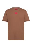 Diragolino212 Designers T-Kortærmet Skjorte Orange HUGO