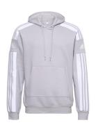 Squadra21 Sweat Hoody Sport Sweatshirts & Hoodies Hoodies Grey Adidas Performance