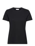 2Nd Frost Tt - Essential Cotton Jer Tops T-shirts & Tops Short-sleeved Black 2NDDAY