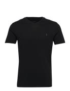 Tonic V-Neck Tops T-Kortærmet Skjorte Black AllSaints