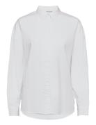 Slfhema Ls Shirt B Tops Shirts Long-sleeved White Selected Femme