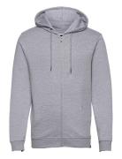 Basic Zip Cardigan Tops Sweatshirts & Hoodies Hoodies Grey Denim Project