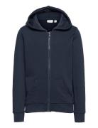 Nkmnesweat Card W Hood Unb Noos Tops Sweatshirts & Hoodies Hoodies Blue Name It