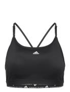 Aeroreact Ls P Sport Bras & Tops Sports Bras - All Black Adidas Performance