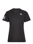 Club Tee Sport T-shirts & Tops Short-sleeved Black Adidas Performance
