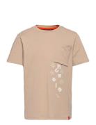 Hmlmarcel T-Shirt S/S Sport T-Kortærmet Skjorte Beige Hummel