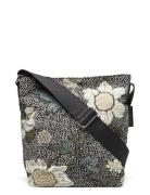 Small Shoulder Bag Black Flower Linen Bags Small Shoulder Bags-crossbody Bags Multi/patterned Ceannis