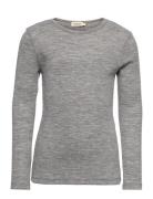 Tamra Tops T-shirts Long-sleeved T-Skjorte Grey MarMar Copenhagen