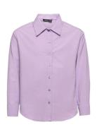 Nlfdaluca Ls Long Shirt Tops Shirts Long-sleeved Shirts Purple LMTD