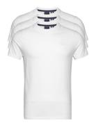 Essential Triple Pack T-Shirt Tops T-Kortærmet Skjorte White Superdry