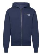Nb Classic Core Full Zipper Sport Sweatshirts & Hoodies Hoodies Navy New Balance