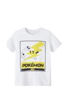 Nkmfreddie Pokemon Ss Top Box Bfu Tops T-Kortærmet Skjorte White Name It