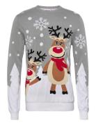 The Cute Christmas Jumper Tops Knitwear Round Necks Multi/patterned Christmas Sweats