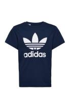 Trefoil Tee Sport T-Kortærmet Skjorte Navy Adidas Originals