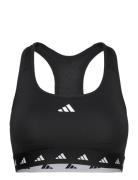 Powerreact Training Medium-Support Techfit Bra Sport Bras & Tops Sports Bras - All Black Adidas Performance