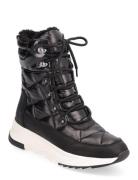 D Falena B Abx Shoes Boots Ankle Boots Ankle Boots Flat Heel Black GEOX