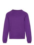 Koglesly Kings L/S Pullover Knt Tops Knitwear Pullovers Purple Kids Only