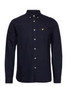 Regular Fit Light Weight Oxford Shirt Tops Shirts Casual Blue Lyle & Scott