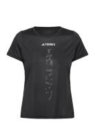 Terrex Agravic Trail Running T-Shirt Sport T-shirts & Tops Short-sleeved Black Adidas Terrex