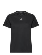Aeroready Train Essentials Minimal Branding Crew Neck T-Shirt Sport T-shirts & Tops Short-sleeved Black Adidas Performance