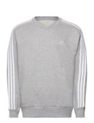 M 3S Ft Swt Sport Sweatshirts & Hoodies Sweatshirts Grey Adidas Sportswear