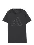 G Tr-Es Bl T Sport T-Kortærmet Skjorte Black Adidas Sportswear