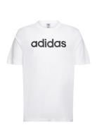 M Lin Sj T Sport T-Kortærmet Skjorte White Adidas Sportswear